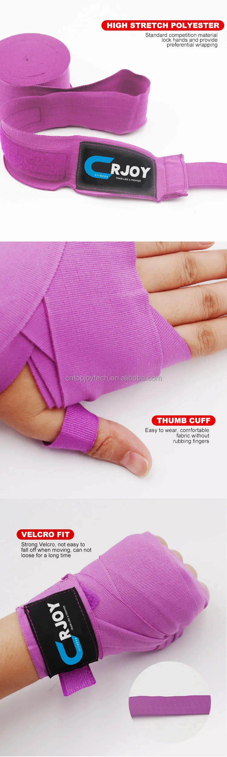 Custom Made Breathable Elastic Handguard Boxing Bandage Hand Wraps