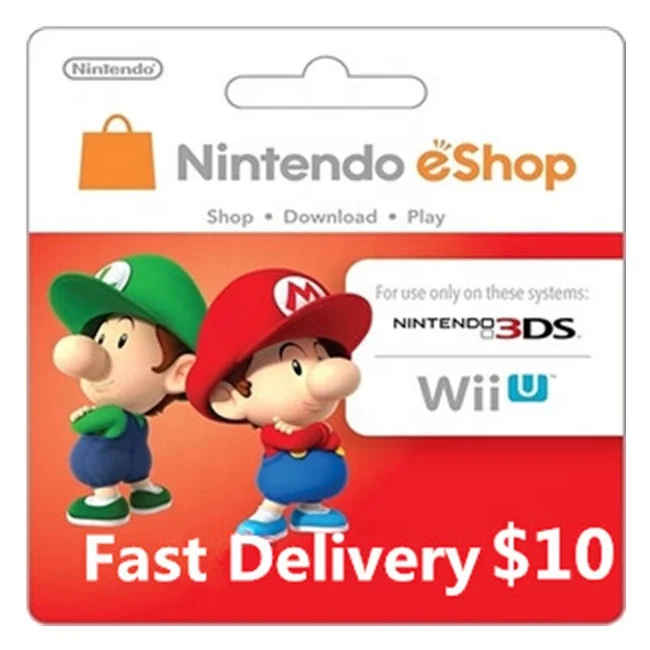 Nintendo eShop Gift Card - $20 USD USA e-Shop Switch / 3DS / Wii U