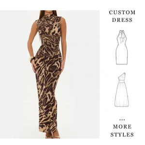 Custom Women's Casual  Floral Dress Elegant Square Neck Midi Mini with Lace Sequin Decoration Eco-Friendly Sweet Style