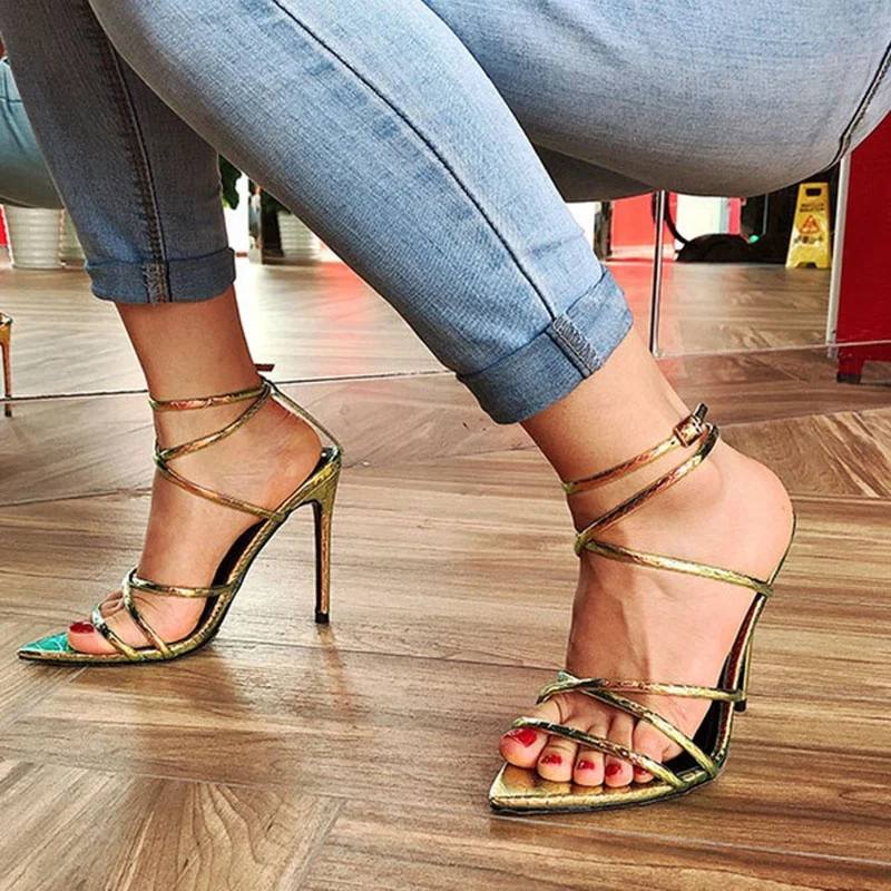 Shop Our Collection of Colorful PU Sandals with High Heels