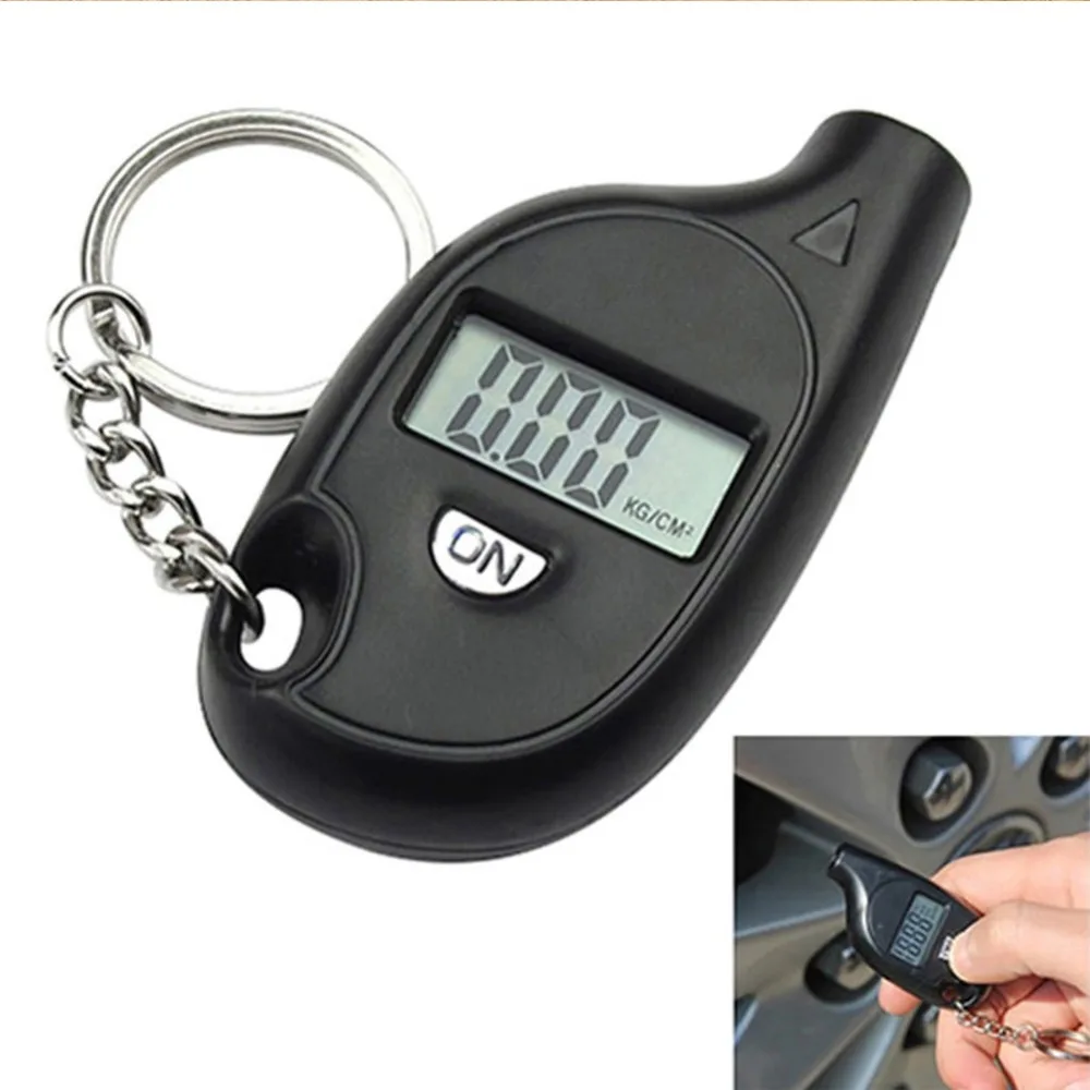 mini keychain style tire gauge digital