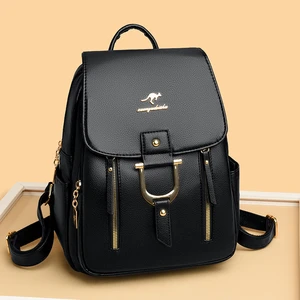 2026 Fashion Women Paramedic Backpack Pu Backpack Cheap Cute Backpacks For Daily Use