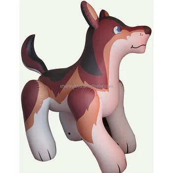 Factory Customized cheap pvc advertising inflatable dog for sales