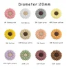 20mm flower beads SA140