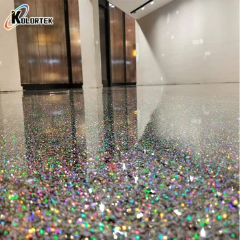 Kolortek Holographic Glitter Epoxy Flake Epoxy Floors Walls Glitters Paint Additives Sparkling Glitter
