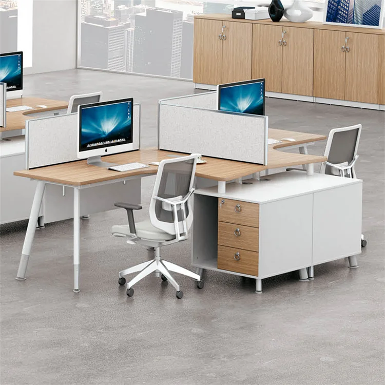 4 Person workstation furniture modern modular office furniture - Office ...