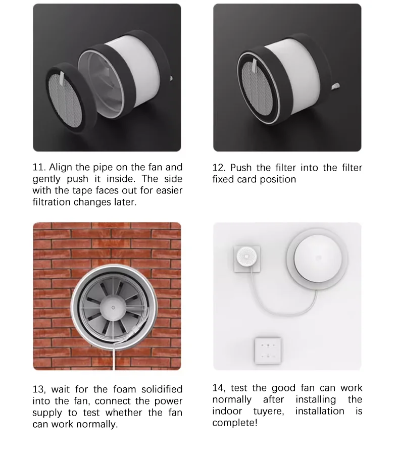 Control Ventilation Duct Fan, 12V DC, No - detail 34