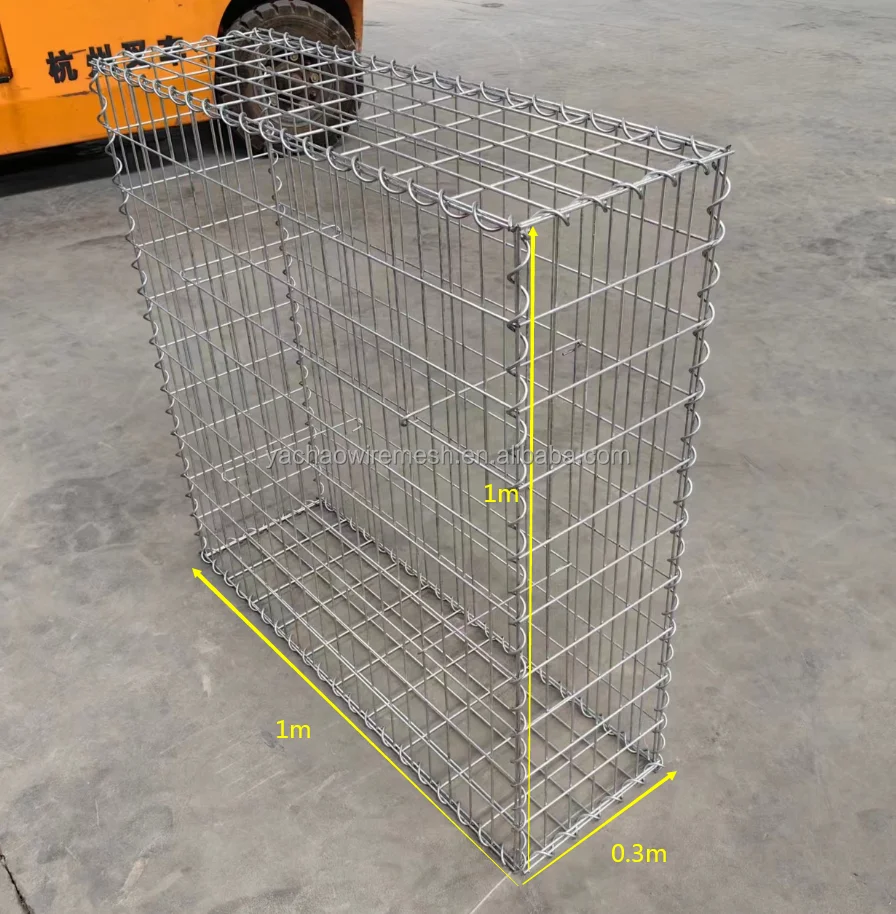 Galfan Welded Gabion Retaining Walls 200x100x50 Welded Gabion Box 2x1x0 ...