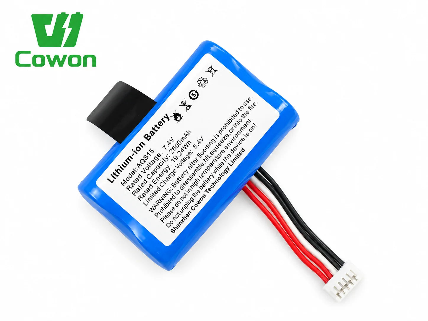 Cowon 7.4V 2600mAh 3500mAh Replacement Battery for AQSI5 AQsi 5F POS Terminal 5-Pin Li-ion Rechargeable Battery for Russian