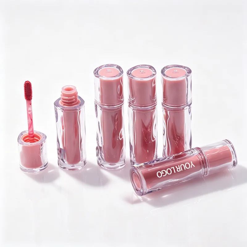 Wholesale Vegan Moisturizing Lip Gloss Custom Logo High Pigment Non-stick Cup Lipglaze Cosmetic