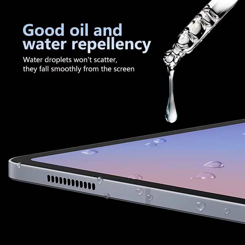 product laudtec clear full cover screen protective film for samsung galaxy tab s11 a11 high quality tempered glass anti scratch ghm103-6