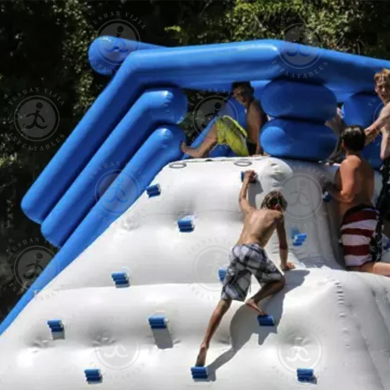 Aqua Park Water Game Inflatable Iceberg Ocean Floating Rock Climbing