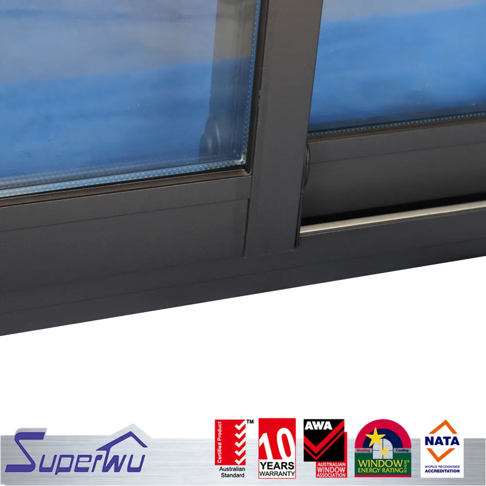 Sliding patio windows commercial glass windows heavy duty best quality factory directly cheap price supply
