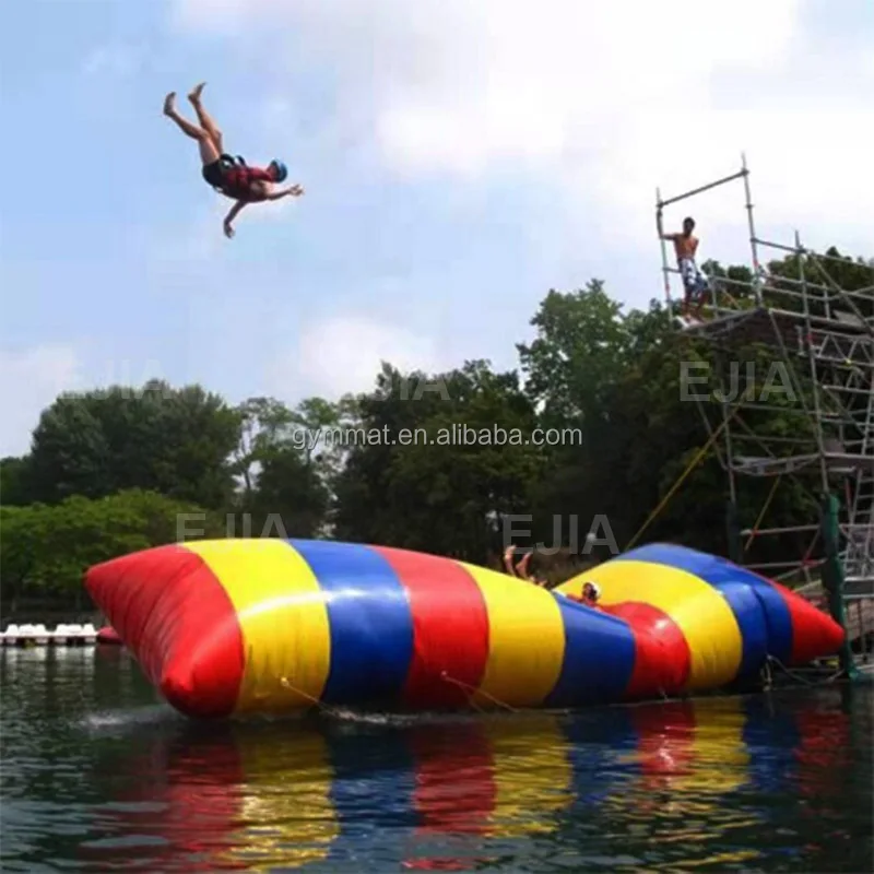 Water Jumping Pillow China Inflatable Water Games Jump Water