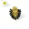 CC-0799-Ciondolo cuore nero