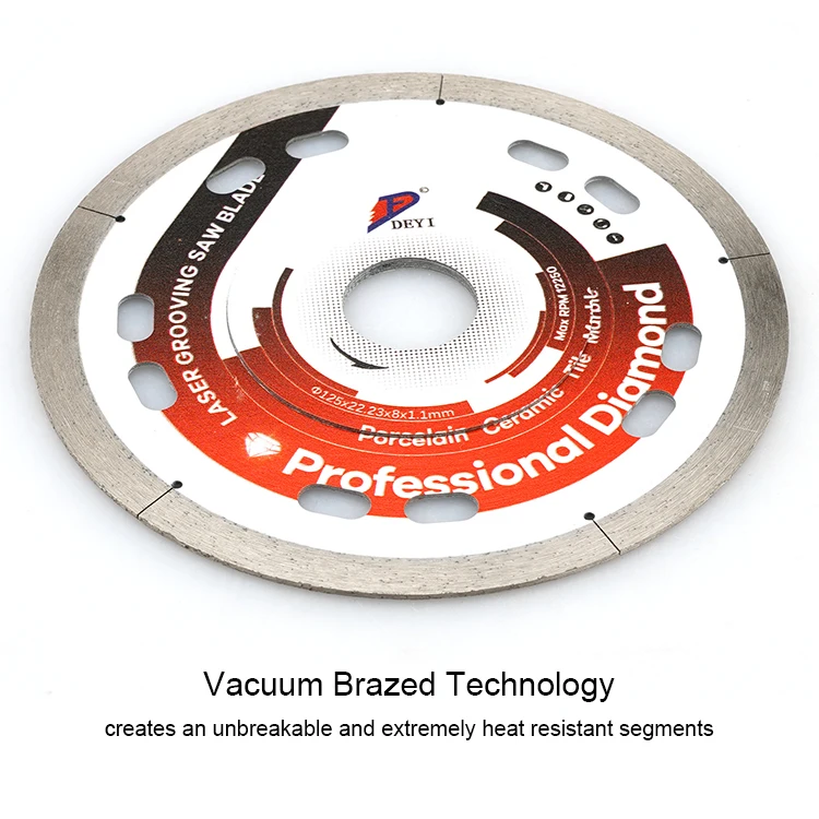 Diamond Blade Tile Ceramic Cutting Blade 5'' /125mm OEM Diamond Cutting Saw Disc