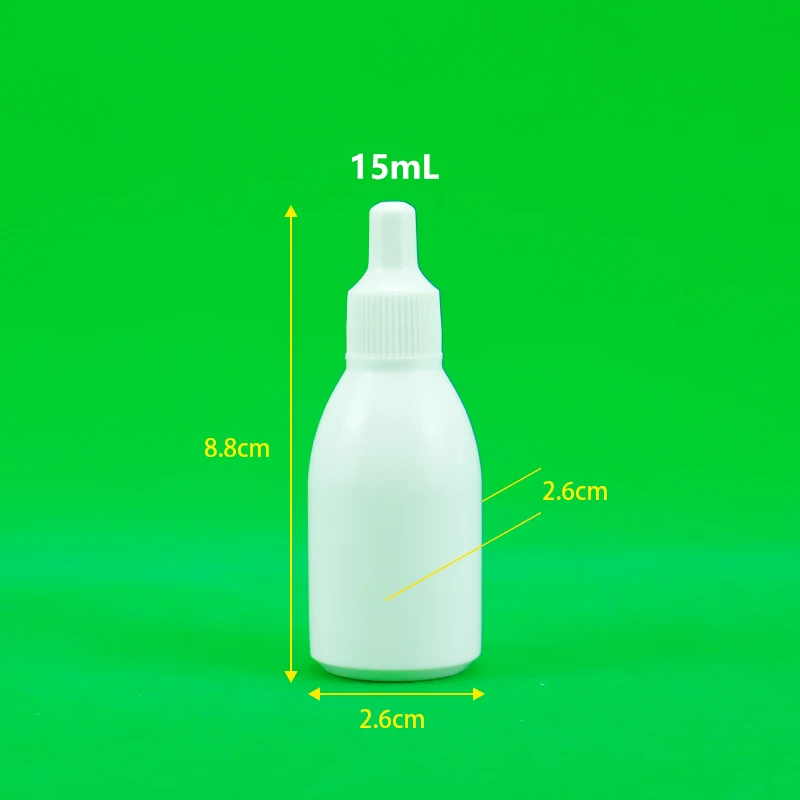 Wholesale 15ml PE Customized HDPE Flat Square Bottle with Screw Cap Cosmetics Lotions Shampoos Various Pump Options Available