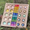 3-piece acrylic macron gemstone building blocks 1.6kg