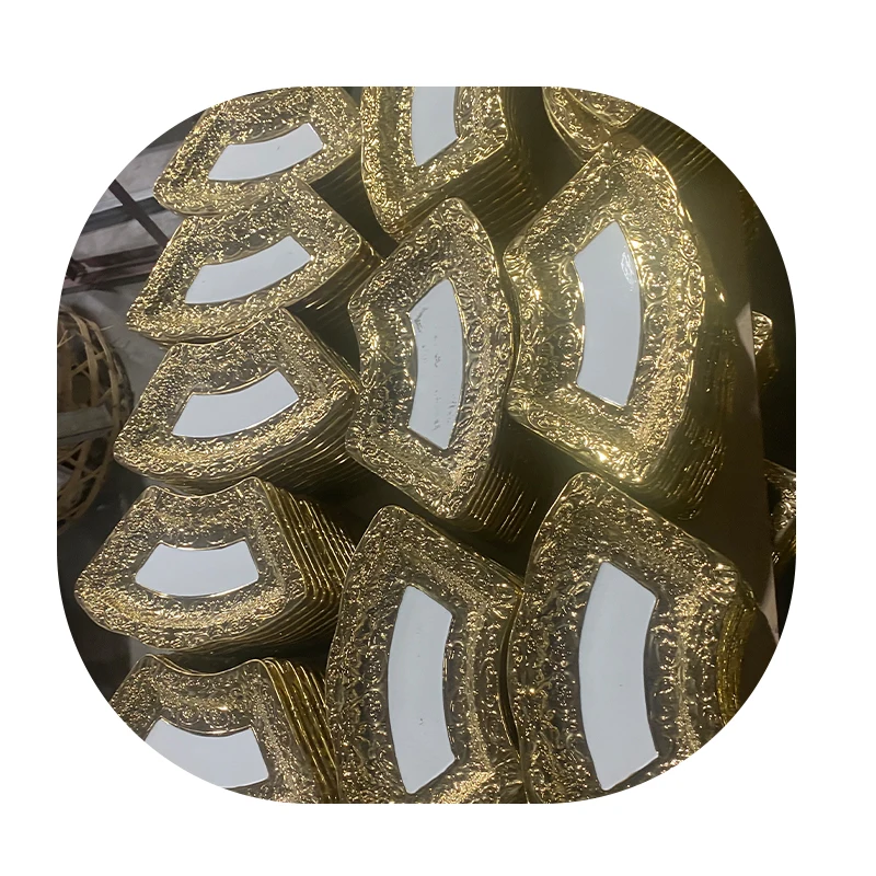 European Style Golden Pearl Embossed Ceramic Dinner Plate China Wholesale Dinner Plates Sets for Weddings Dinnerware for Home