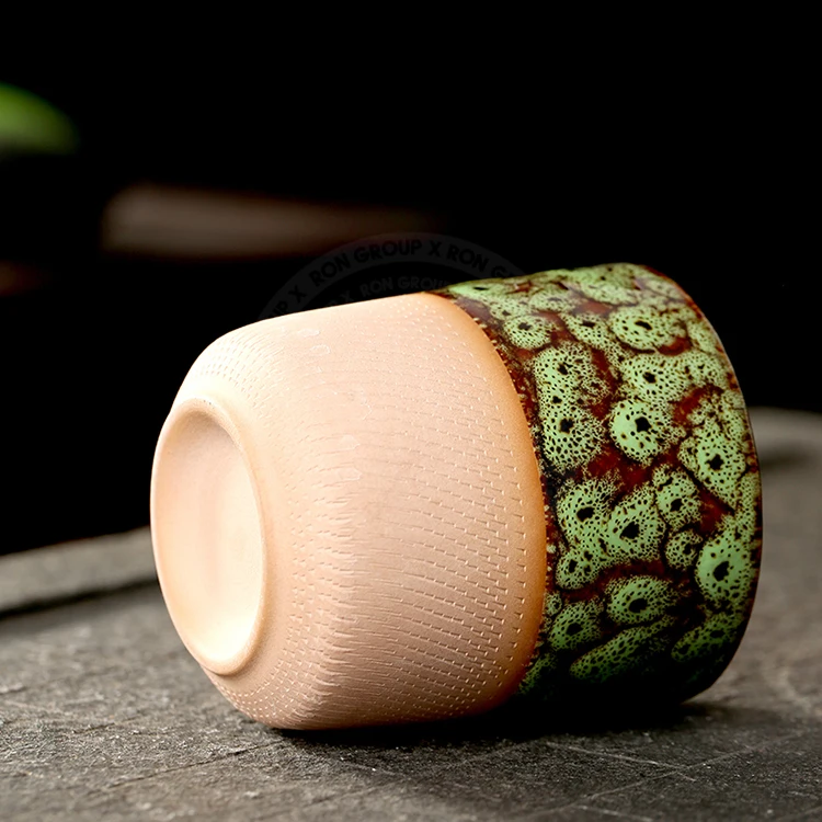 Good quality cheap price personalized vintage color stoneware 180ml ceramic cups