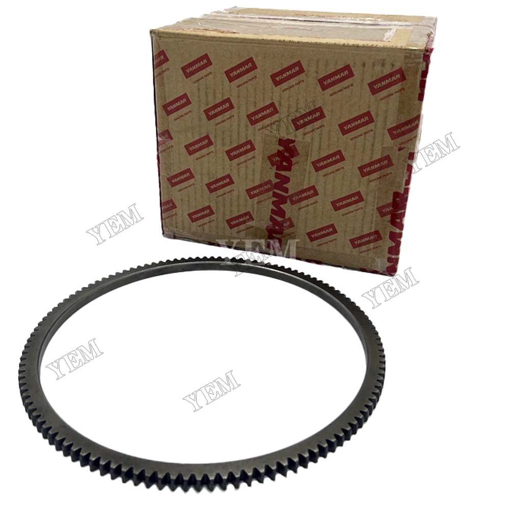 Flywheel Ring Gear 3TNC78 3TNC80 3TNE100 3TNE66 Compatible for Yanmar Engine Parts China Supplier