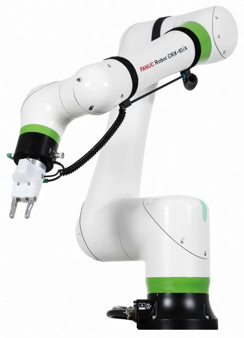 SMC Air/Vacuum/Magnet Robotic Grippers for Fanuc CRX-10iA Cobot Robot Arm  for Machine Tending Material Handling