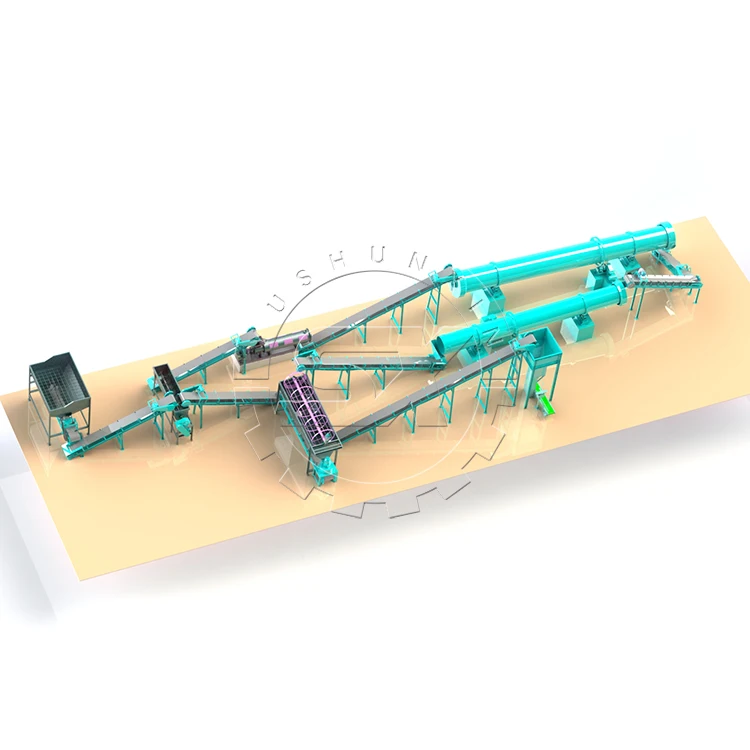 
DAP/MAP/ CAN/SSP производственная линия по производству сложных удобрений в гранулах на продажу 