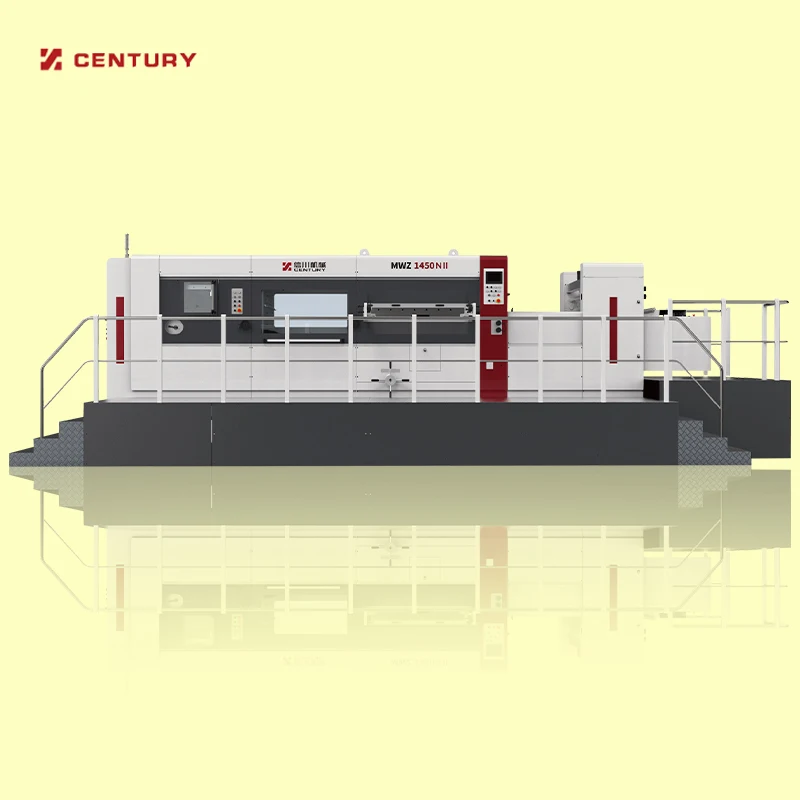 Automatic carton box cutter MWZ1450N2 table top die cutting machine automatic die cutting flat bed corrugated