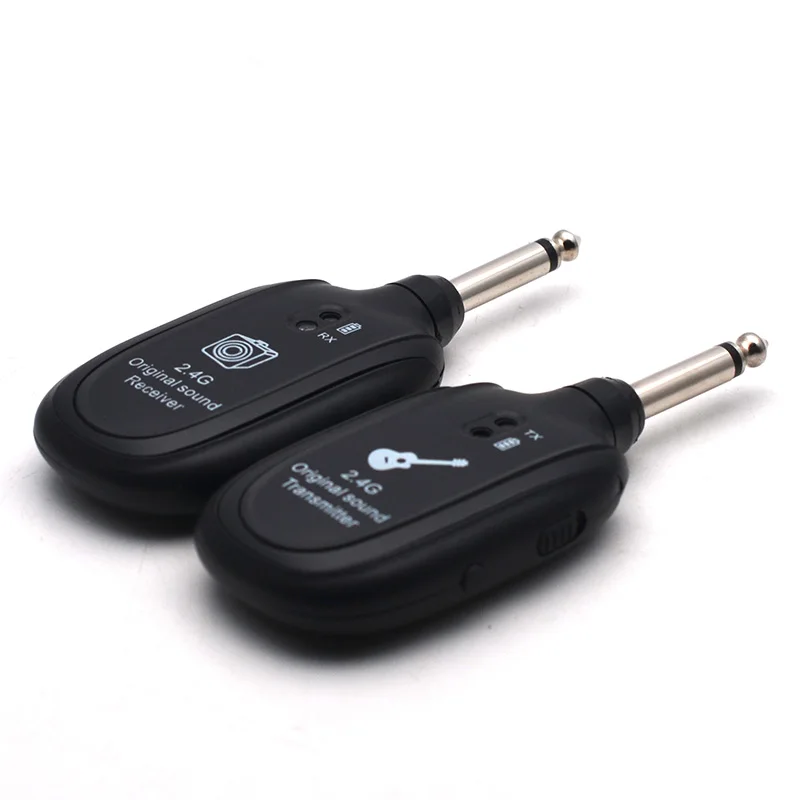 2.4G Wireless Guitar System Sender & Empfänger USB Kabel für E Gitarre 