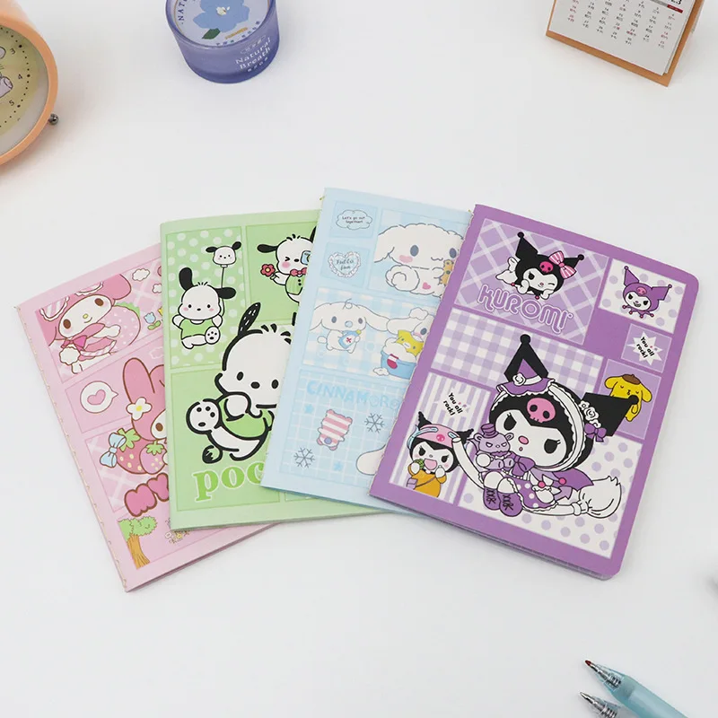 San-rio Kuromi Mymelody Cinnamoroll Pochacco Notebook San-rio Kuromi ...