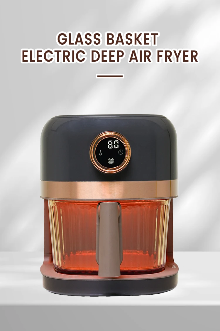 1250w Power Xl Air Fryer Grill Chicken New Transparent Glass Digital