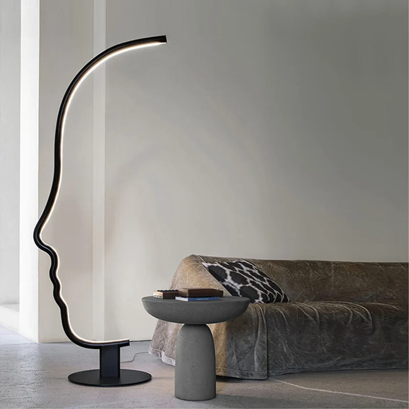 Nordic Designer Style Modern Round Concrete Side Table Domed Sculptural Base Smooth Circular Top Round Cement Coffee Table