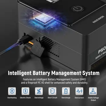 Photography Studio V Mount Battery NEEWER 6800mAh 99Wh 14.5V Mini V Mount Battery for  Digital Camera Laptops Phones detail image
