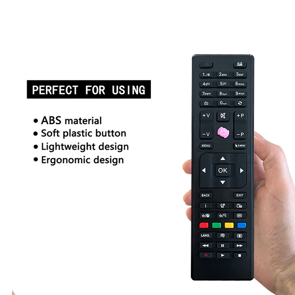 Universal RC4870 RC4875 TV Remote Control for CELCUS/Bush/Polaroid/Digihome/Logik/VESTEL/JMB/JVC/Telefunken TV, No Setup