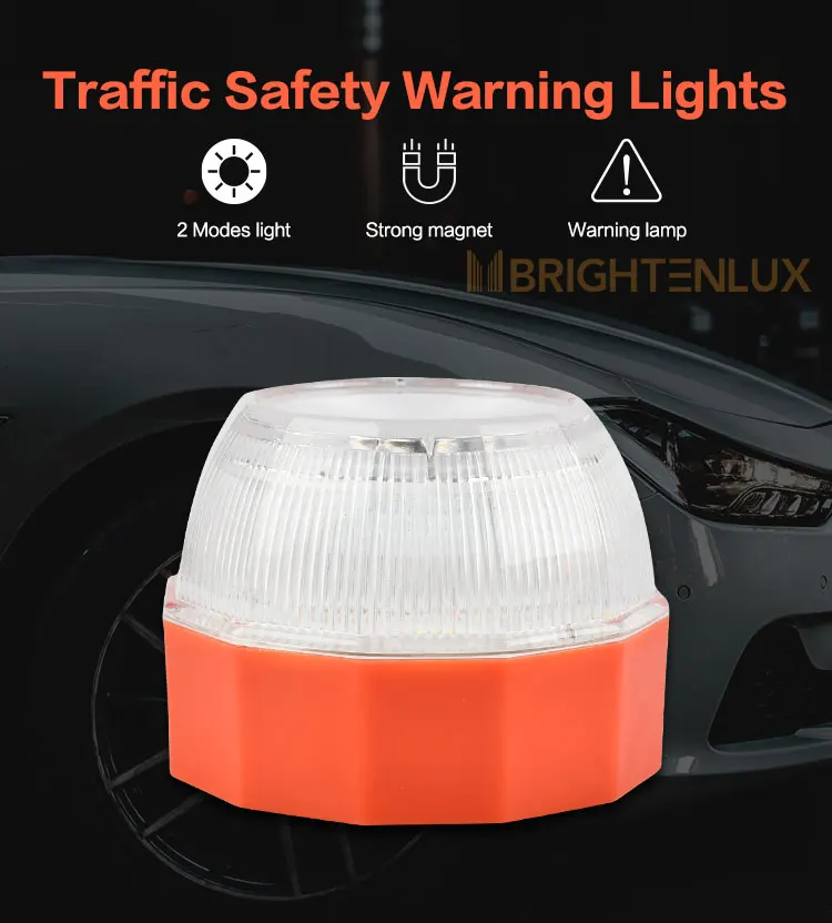 Brightenlux New Roadside Bright Safety V16 Car Led Emergency Light,V16 Signal Strobe Safe