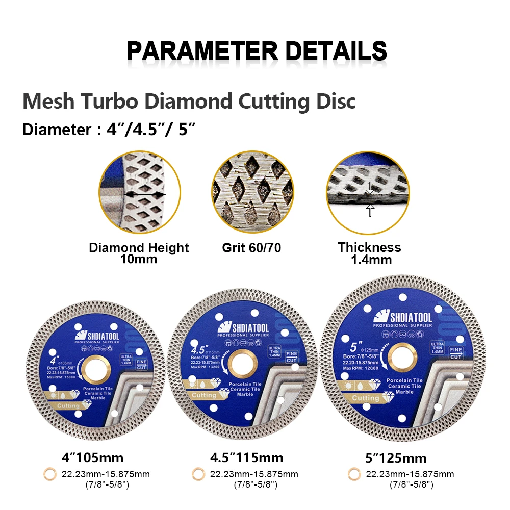 PRODIAMANT 2 X Reducing Ring 30 X 25.4 X 1.2 Mm For Cutting Discs Saw Blades Angle Grinder Circular Saw - View #4