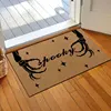 Imitation coconut fiber floor mat - skull hand