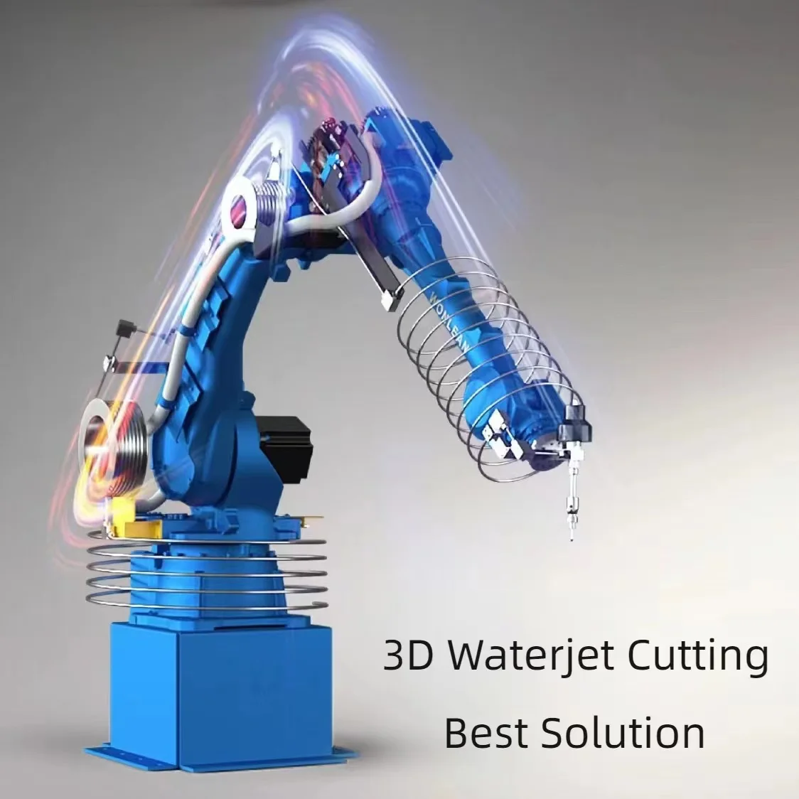 WONLEAN New Design Robot Water Jet Cutting Machine