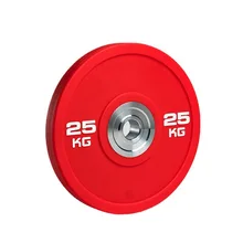 Home Fitness Customized Barbell Gym Disc Rubber Weight Lifting 5kg Weight Plate