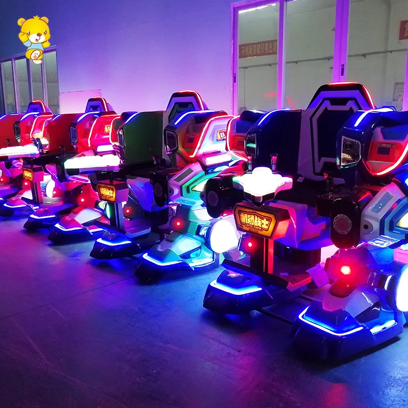 Electric Riding Machine Battery Operated Walking Battle King Robot Indoor/Outdoor Fiberglass Amusement for Shopping Mall Park