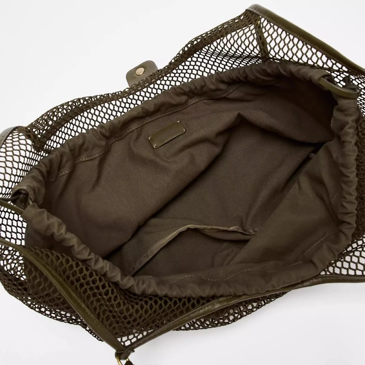 LINH YU Women’s Nylon Medium Bag 2025 Summer Simple Mesh Large Capacity Retro Commuting Design Magnetic Clasp Handheld Tote