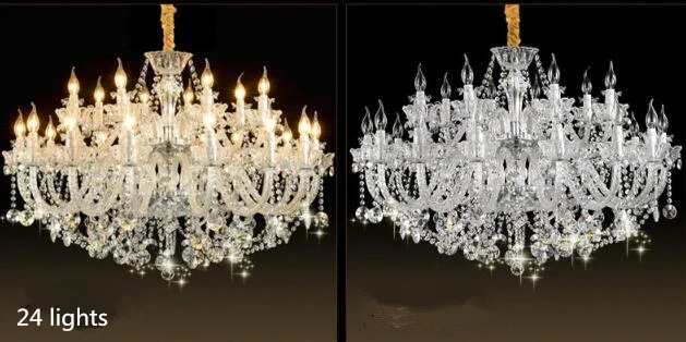 
Современная свадебная Роскошная подвесная свеча с хрустальной люстрой 