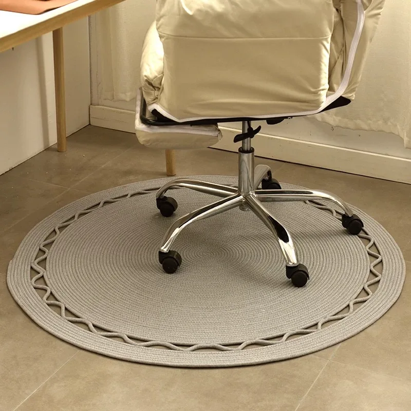Customized Multi Category Kitchen Mats for Floor Small or Big  Bathroom Rug Cotton Rope Tassel Floor Mat Braided Rug