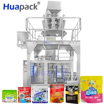Fully Automatic Pouch Pellet Packing Machine New Gear-based Labeling Device for Hotel Industry Pre-made Bag Packaging