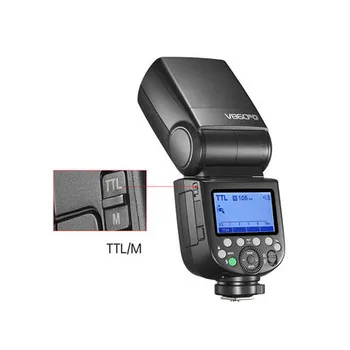 Godox V860III-S TTL High-Speed Sync 1/8000s Camera Flash Speedlite, 2.4G GN60 Li-ion Battery Speedlight with 10 Level Dimmable detail image