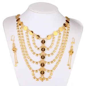 African Jewelry Handmade Set Jewelry Jewelry Sets Dubai Gold Plated Thin Gold Chain Necklace Design