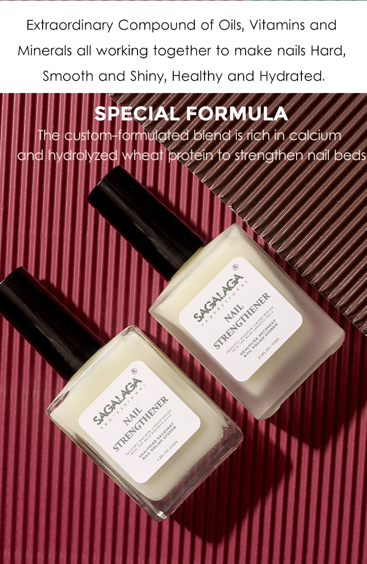 Healthy Nail Strengthener Care Protein Treatment Vegan Nail Hardener