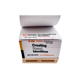 Manufacturers' Promotional Small Pallet Sticky Notes, Paper Notes, Cube Brick Memo Pad Note Bricks.