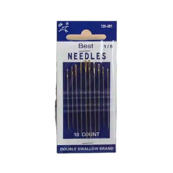 wholesale hand needle DIY multi-used Sewing Needle 6-piece Packed Multi-function Sewing Needle for leather product
