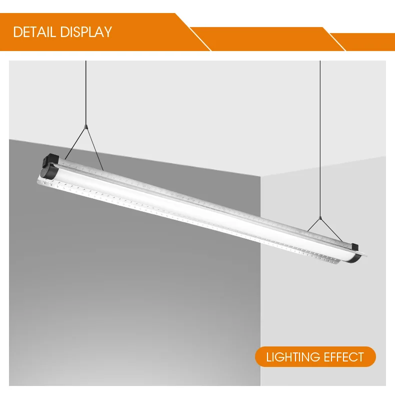 Linkable LED Utility Shop Light, 4 FT, 48 Inch Integrated Fixture for Garage